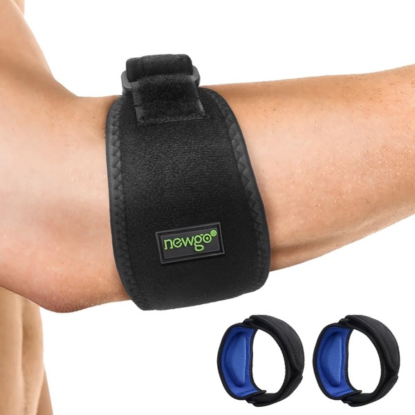 NEWGO Elbow Brace for Men and Women, 3D Air Cushion