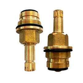 METALFLU - Juego de Válvulas Roscables de Empotrar para Manerales de Regadera Arbol de Compresión