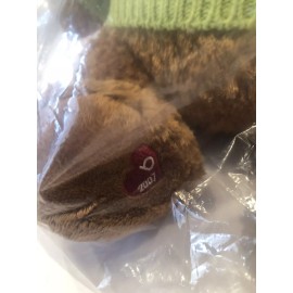 Gund Bloomingdales Little Brown Bear  14 " plush /2007 In Packaging Collectable