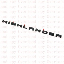 TOYOTA 2020-2022 HIGHLANDER  BLACKOUT EMBLEM OVERLAY KIT GENUINE TOYOTA