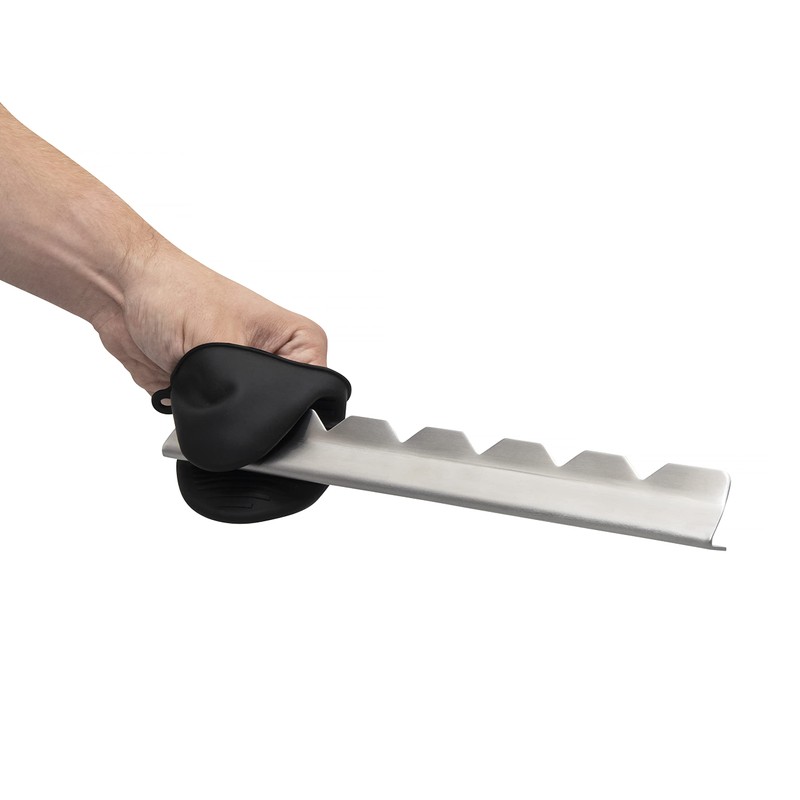 RIMCROW Kabob Rack for Grill, Oven or Smoker; Holds Shish