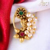 Vighnaharta Gold Plated with Pearl Alloy and Artificial stone Non