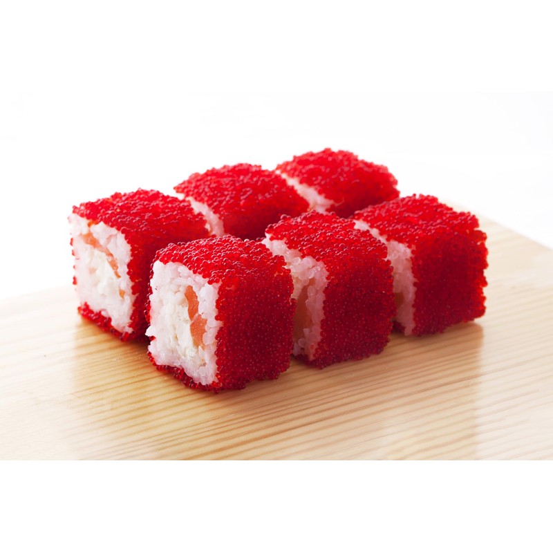 Genki Red Tobiko Flying Fish Roe – Premium Wild-Caught Taiwanese