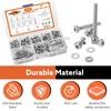Hapric 600 Pcs M3 Screws Assortment Kit Metric Screw Kits