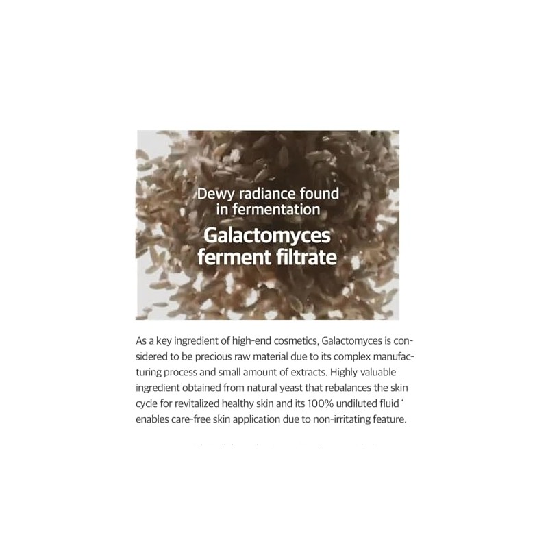 MIXSOON Galactomyces Ferment Essence – Esencia Facial Vegana con Fermentado