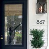 NACH Floating House Numbers, 5 inch Aluminum Gunmetal Black House