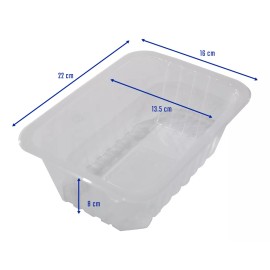 Dilitools 22x16x8cm -bandeja Charola Para Maquina Selladora  100 Pzs