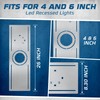 OHLECTRIC 6 Pack New Construction Mounting Plate for 4 &