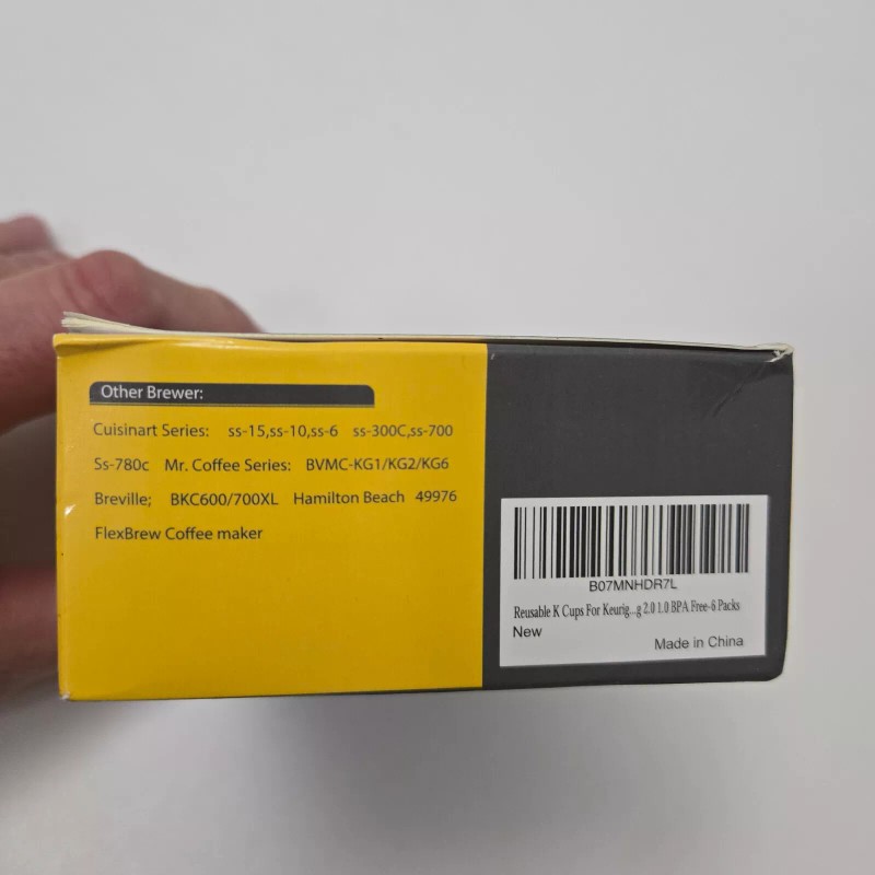 MaxRona 6 Pack Coffee Filter Reusable K Cups For Keurig