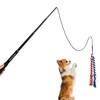 ASOCEA Flirt Pole for Dogs,Pet Extendable Teaser Wand Puppy Flirt