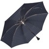 Knirps Minimatic SL Gents Print Men's Pocket Umbrella, Check-anthracite