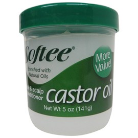 Softee Castor Oil Hair & Scalp Conditioner, 5 Ounce