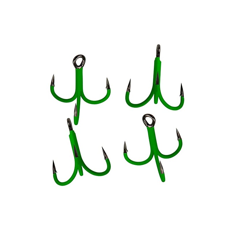 Madcat A-Static Treble 6 x Hooks – 4 Catfish Drill