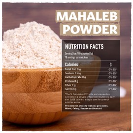 Eastanbul Mahlab, 4.59oz, Mahleb Spice Ground for Pastries & Baking, AKA Mahlepi, Mahlab Spice, Greek, Turkish & Middle Eastern Recipes, Exotic Mahleb with No Additives, Vegan