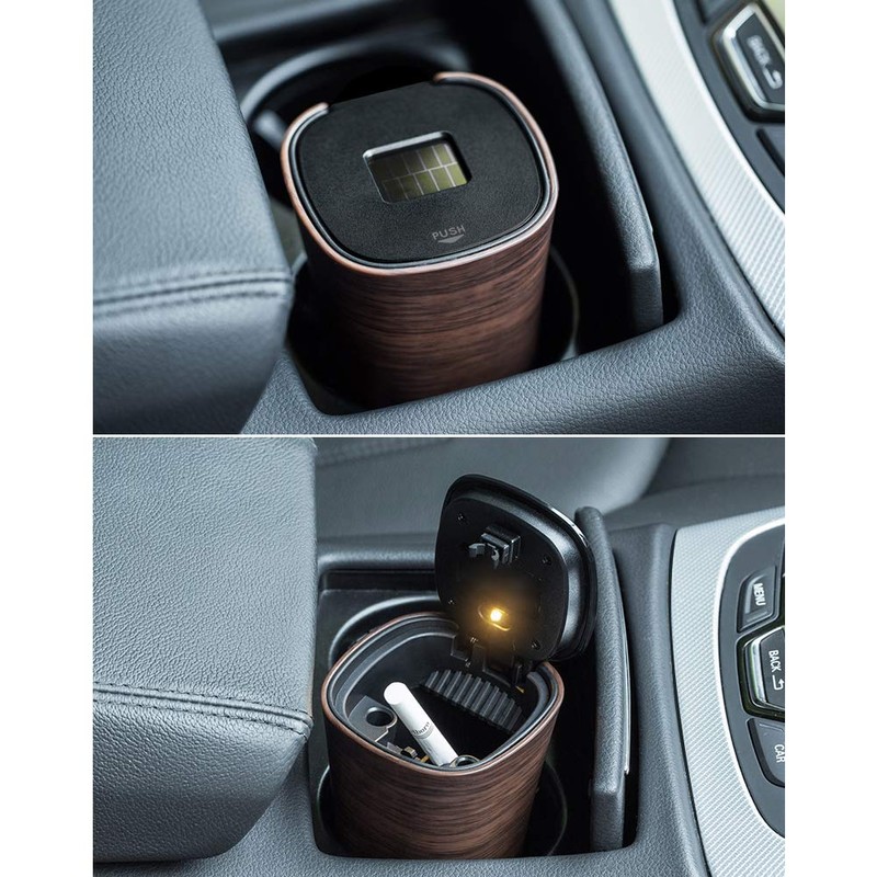 eing Car Ashtray Smokeless Vehicle Cigar Portable Ashtray Cup Holder