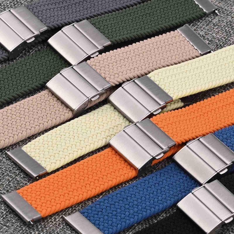 Anbeer Braided Nylon Watch Band, 0.7 inch (18 mm), 0.8