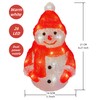 Gloworm YKL-1014, 21CM Acrylic Battery Box Snowman, 26 Warm White