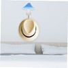 STOBAZA 4pcs Mushroom Decorative Wall Hook Key Hanging Hook Wall