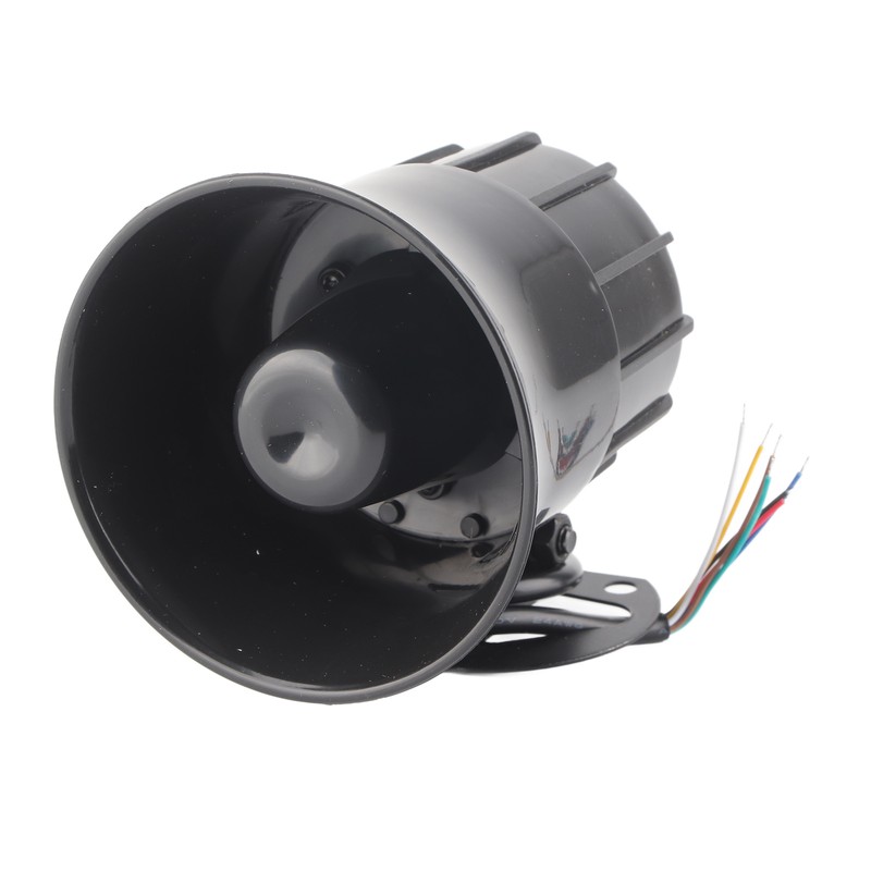 Electric Sound Horn Loud Speaker Truck Warehouse Alarm Siren Support
