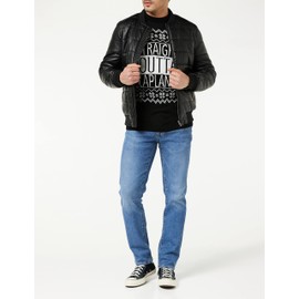 FM London Unisex Novelty Christmas Long Sleeve Jumper, Straight Outta Lapland, M