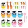 20pcs Mini Fruit Cutter Shapes Set, 1.6" Vegetable and Cutters