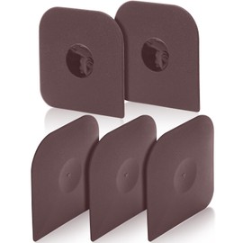 Pan Scraper Dish Scraper Tool Set, 5 Pack Plastic Pan Scraper Pot Scraper Food Scraper Nylon Non-Scratch Scraper, Polycarbonat Skillet Scraper Cleaner for Cleaning Grease Burnt Food, Kitchen Scraper