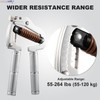 NESOHC-LLEW Adjustable Grip Strength Trainer: Premium 304 Stainless Steel Structure,