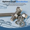 sourcing map 120 Pcs M5 Split Lock Washers, 304 Stainless