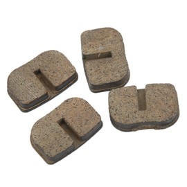 Disc Brake Shoes, Ceramic 4pcs Set Replacement Rear Disc Brake Pads for MOTOVOX MBX10 MBX11 Mini Bike for Scooter Kart