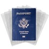 Clear Passport Protector Holder Waterproof Plastic Passport Cover Vinyl ID