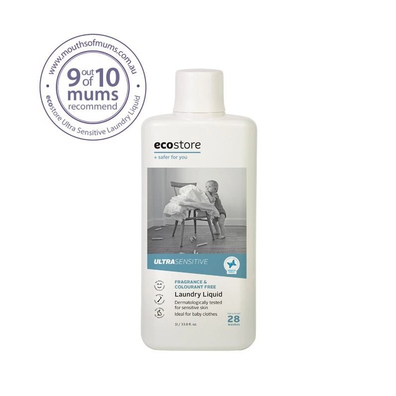 ecostore Laundry Liquid - Ultra Sensitive, 1L