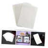 CAXUSD 100sheets Thermal Laminating Film Sheets Clear Laminating Pouches and