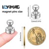 LOVIMAG Magnets for Whiteboard, 40pcs Strong Refrigerator Magnets, Neodymium Fridge