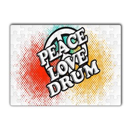 Makoroni -Peace Love Drum - Jigsaw Puzzle 80 pcs, DesJ16