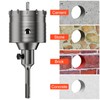 WinGluge Hollow Drill Bit Set 68 mm, with SDS Plus