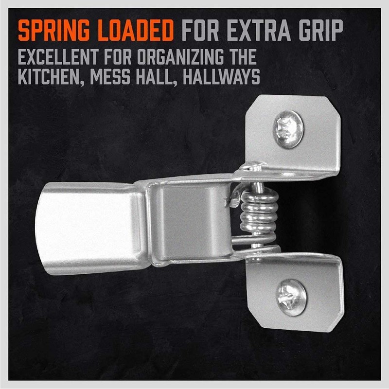 HORUSDY 10 Pack Spring Grip Mop and Broom Holder, Garden