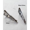 [TAVARAT] Glass Tie Clip Tie Clips for Men half clear