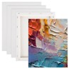 YOPEUC Set of 5 Artist Framed Canvas,24x30 CM Blank Canvas