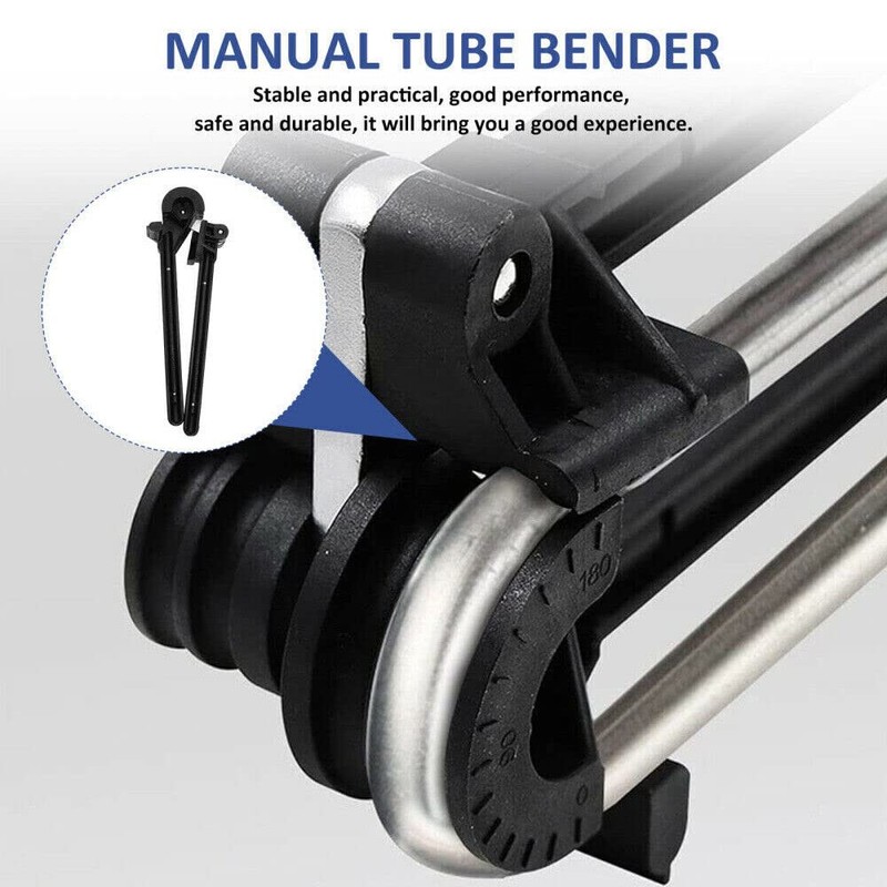 180° 4 in 1 Tube Pipe Bender for 3/16 1/4