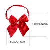 COTIM COYIN Ladies Adjustable Pre-tied Bow Tie Solid Color Bowties