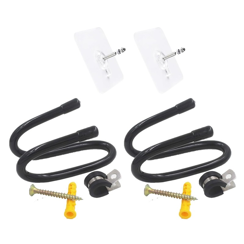 2-Pack Upgrade Skateboard Wall-Mounted Skateboard Hook Hook Skateboard Storage Display