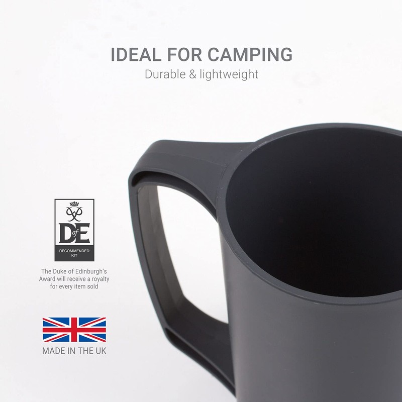 Lifeventure Ellipse Plastic Mug For Camping, Travel & Outdoor -