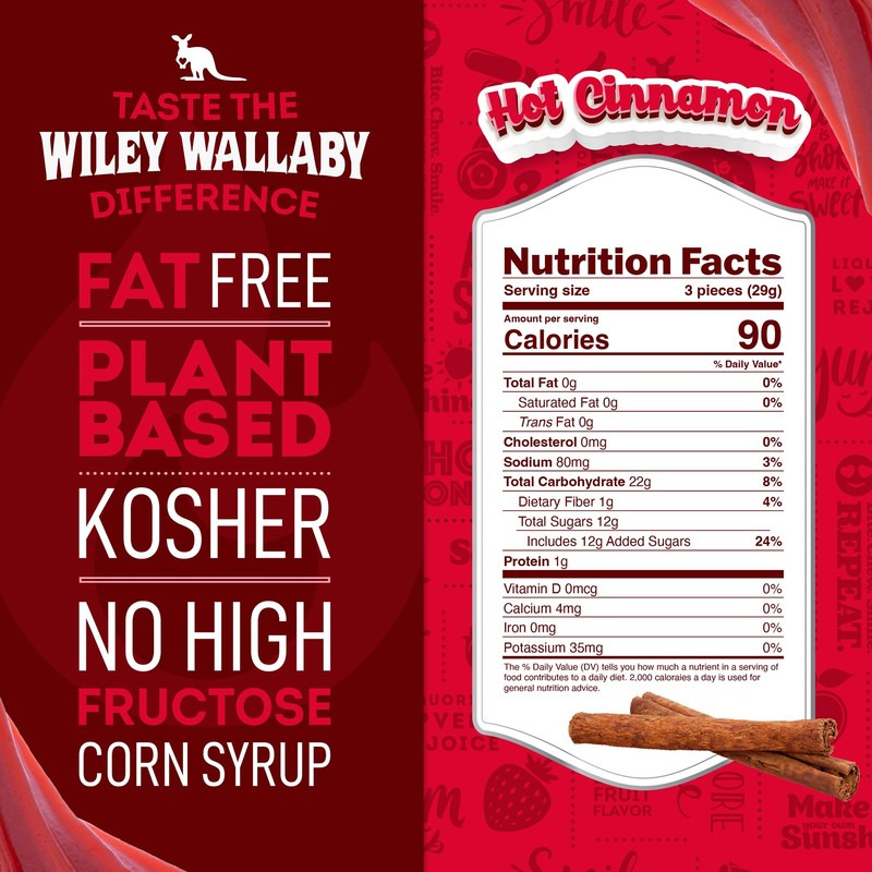 Wiley Wallaby Licorice 24 Ounce Classic Gourmet Soft & Chewy