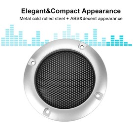 ASHATA 2 x Loudspeaker Grille, 2 Inch Speaker Cover, Decorative Circle, Protective Grille, Decorative Grille, Audio System Cover, Speaker Protective Grille Cover for