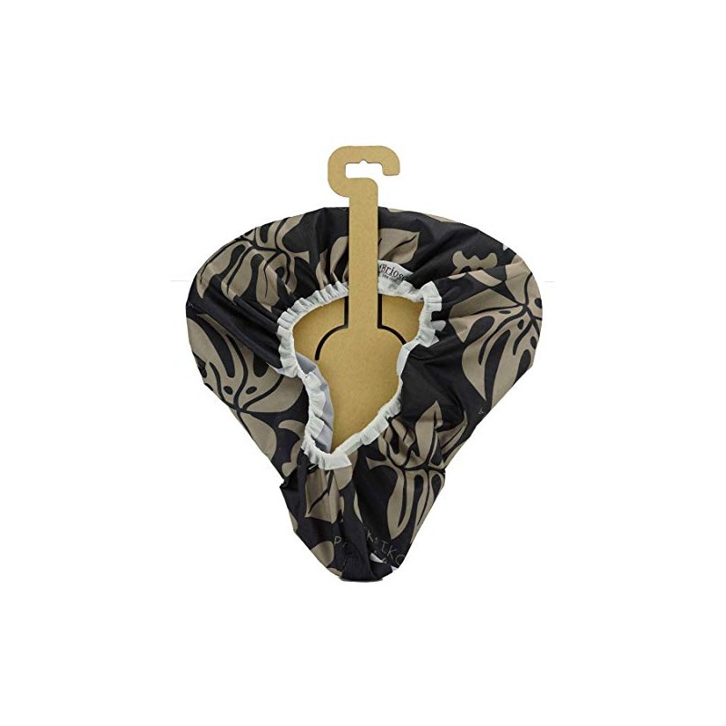 TS (TS) Black Monstera Beach Cruiser Saddle Cover