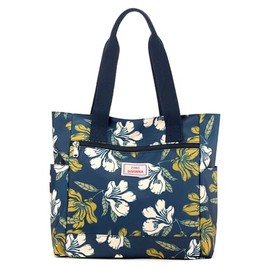 CHIC DIVINNA Tote Bag Medium for Women Lightweight Nylon Waterproof Everyday Shoulder Bag for Gym Travel Beach, Printed