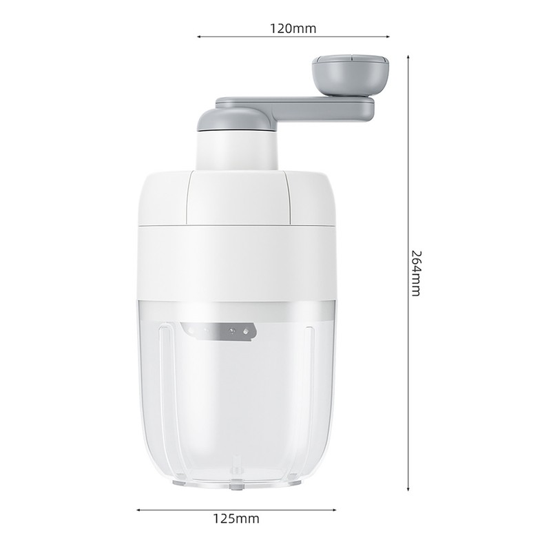 Manual Shaved Ice Snow Cone Maker Thickened Stainless Steel Blade