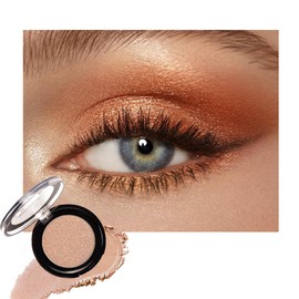 FeiCuiYun Monochrome Cream Glittle Eyeshadow Palette Makeup, High Pigment Natural Sombras Crema Para Ojos, Brown Shimmer Single Eye Shadow for Older Women, Talc, Paraben & Cruelty Free