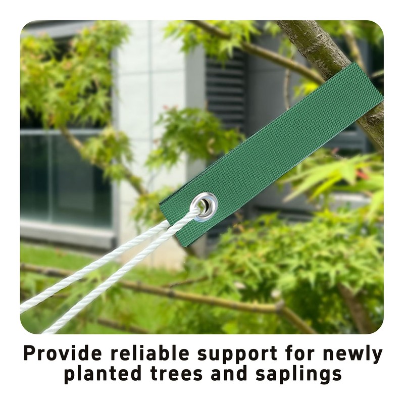 Runseaway 6PCS 15.7" Tree Support Straps, Heavy Duty Tree Ties