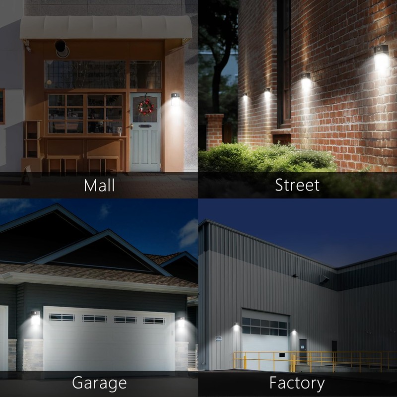 JC-LGL 30W LED Wall Pack Light with Dusk to Dawn